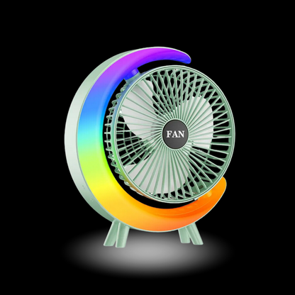 LED Zelený Ventilátor