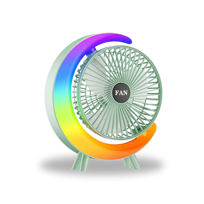 LED Zelený Ventilátor