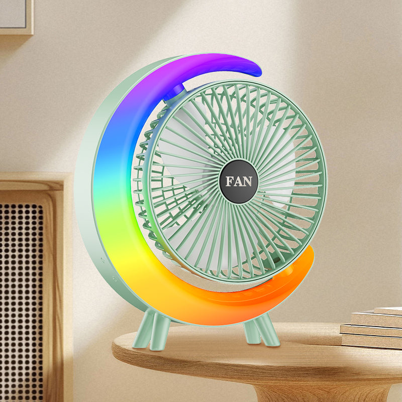 LED Zelený Ventilátor