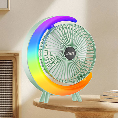 LED Zelený Ventilátor